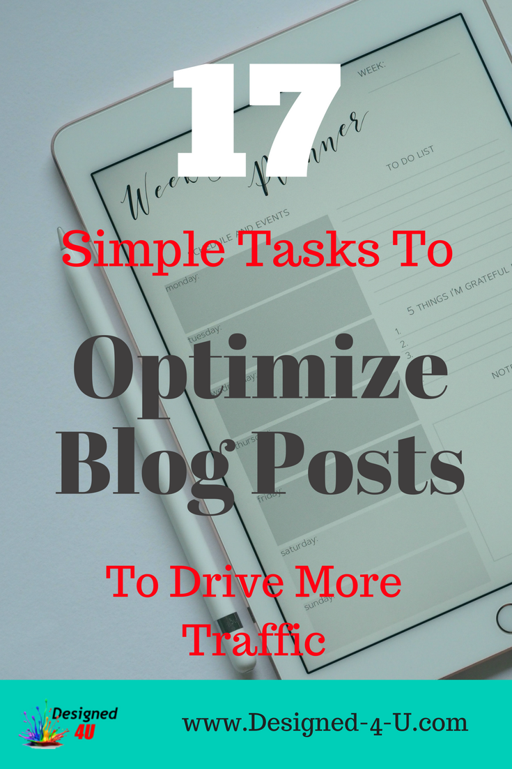 optimize blog posts